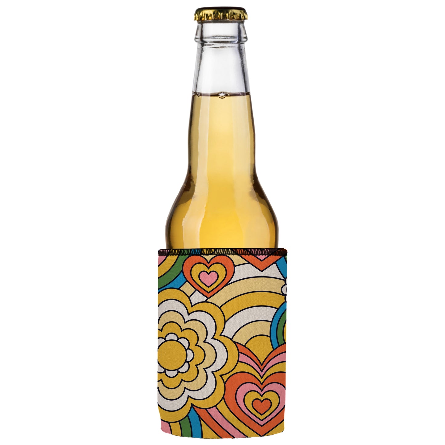 60s Hearts Stubby Cooler 2-Pack - Standard