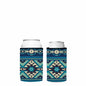 Blue Navajo Rug Stubby Cooler 2-Pack - Standard