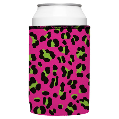 80s Leopard Print Stubby Cooler 2-Pack - Standard