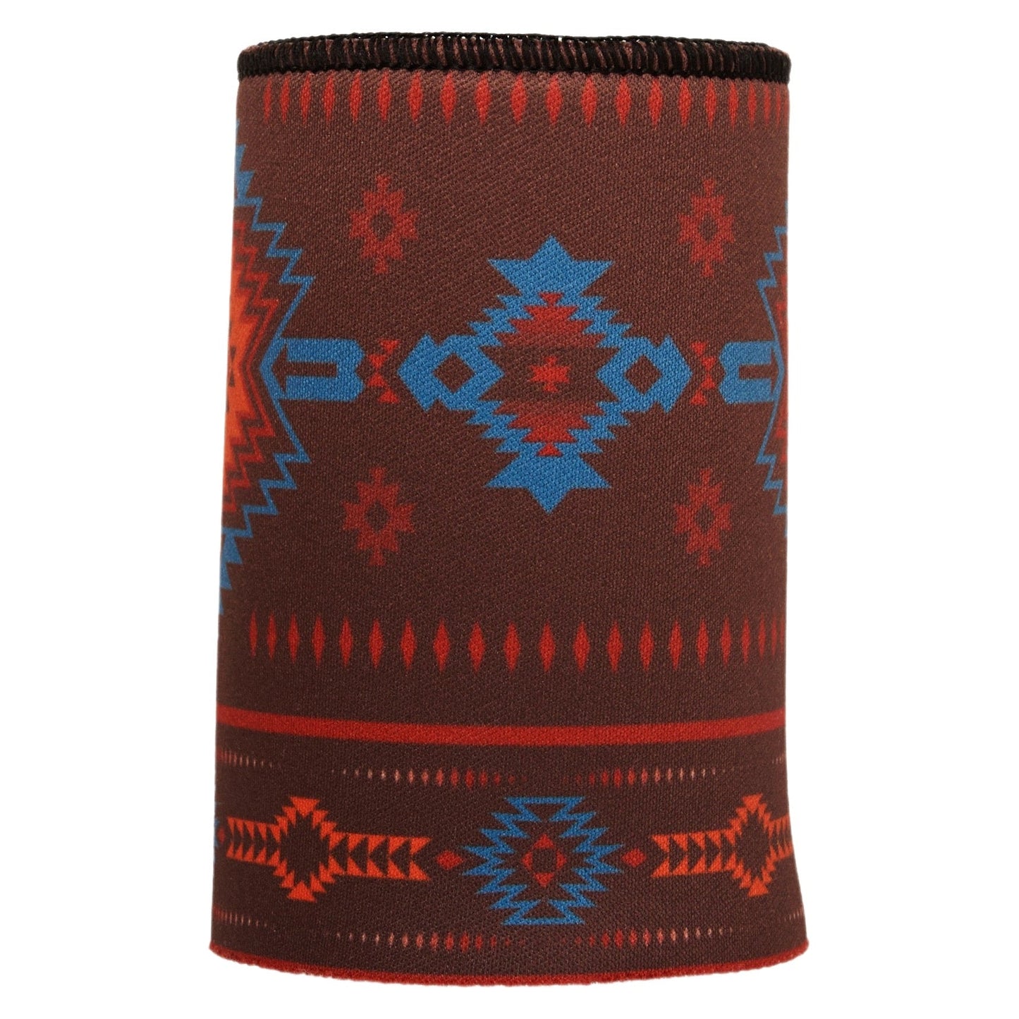 Brown Navajo Rug Stubby Cooler - Standard