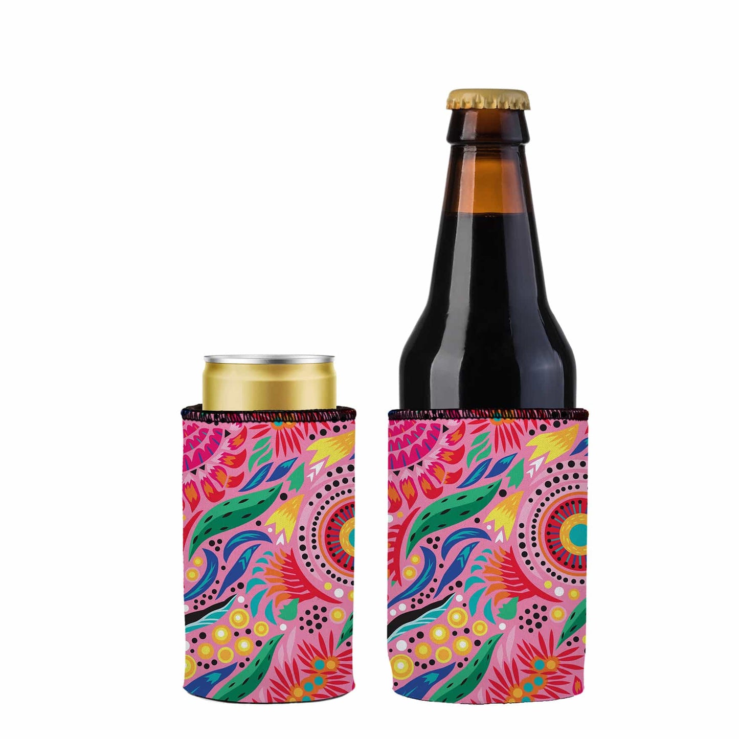 Australian Flowers Stubby Cooler 2-Pack - Standard