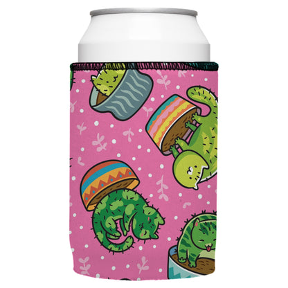 Cats in a Flowerpot Stubby Cooler 2-Pack - Standard