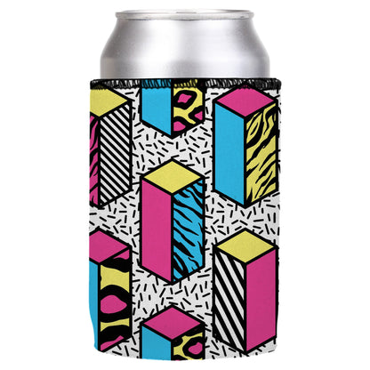 80s Allover Stubby Cooler - Standard