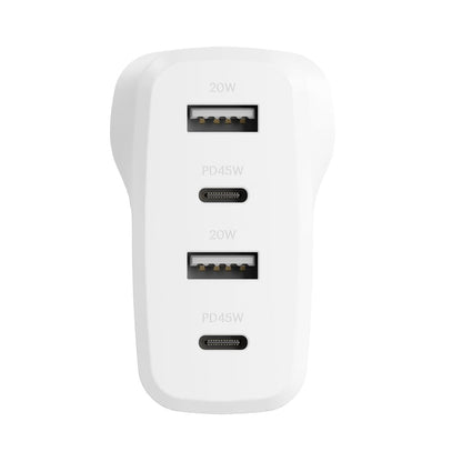 Cygnett Powerplus 45W Multiport Wall Charger AU - White