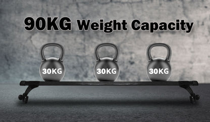 120cm Universal Rain Gutter Car Roof Rack Cross Bars Black Adjustable Brackets Medium