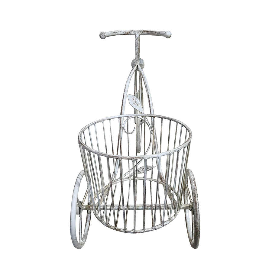 Country Garden Traingle w Basket Planter 35cm