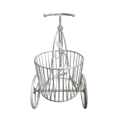 Country Garden Traingle w Basket Planter 35cm