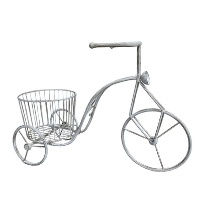 Country Garden Traingle w Basket Planter 35cm