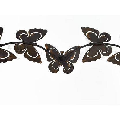 Flutter Of Butterflies As Heart Wall Art 48cm