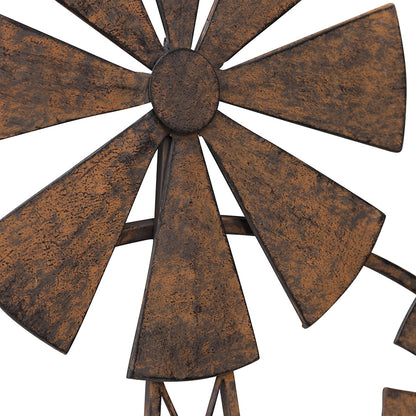 Contemporary 3 Windmill Wall Art 81cm
