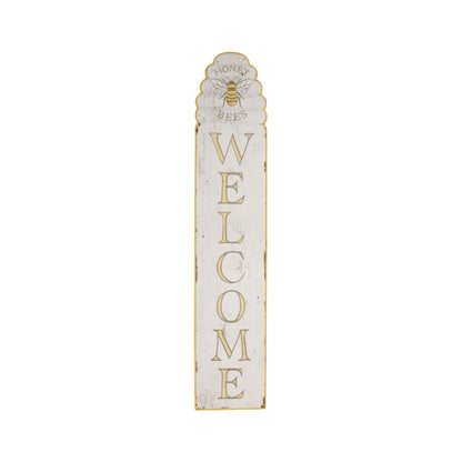 Bee Hive Welcome Wall Sign 120cm