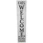 Cats Welcome Wall Sign 17x80cm
