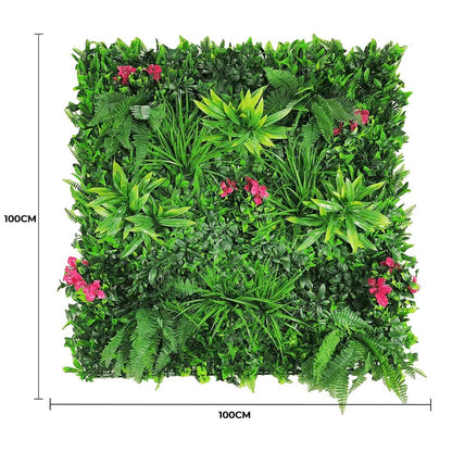 Flowering Lilac Vertical Garden / Green Wall UV Resistant 100cm X 100cm Panel