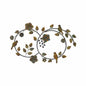 Colour Rust Birds & Flowers Metal Wall Art 70cm