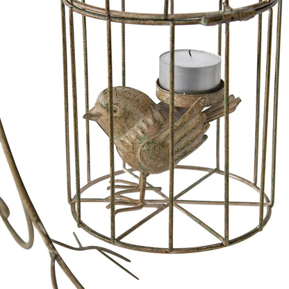 Birdcage on Stand Candle Holder 42cm
