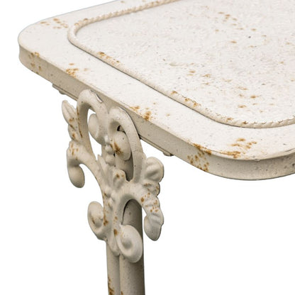 Distressed Finish French Provincial Metal Console Table 110cm