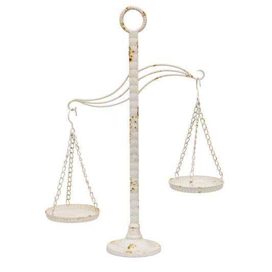 French Provincial Decorative Scale / Pillar Candleholder 58cm