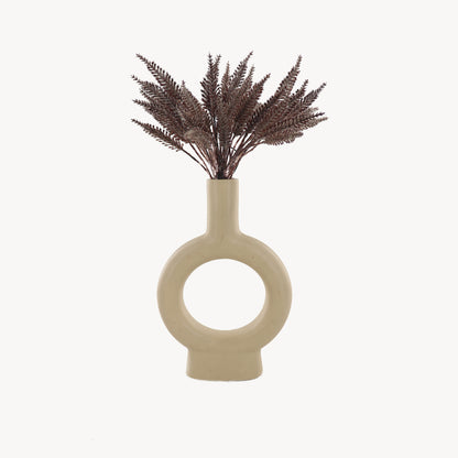 Cercle Artificial Mauve Barley in Ceramic Vase 35cm