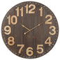 Emporium Slatted Aged Wall Clock 60cm