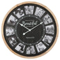 Distressed Photo Gallery Collage Wall Clock 70cm