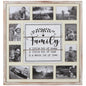 Family' Wall Hanging Photo Gallery Collage 55x59cm