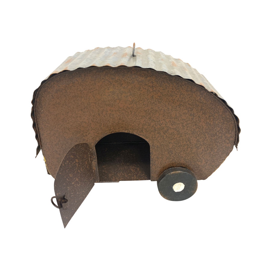 Colourful Caravan Hanging Birdhouse 30cm