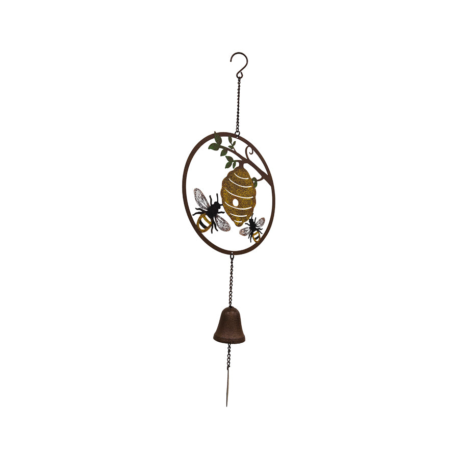Bee Laser Cut Hanging Bell 65cm