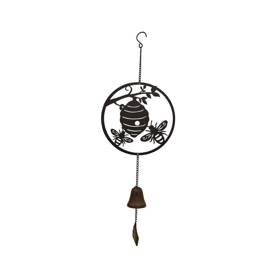 Bee Laser Cut Hanging Bell 65cm