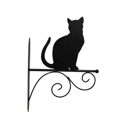 Cat Silhouette Wall Hook Bracket 35cm
