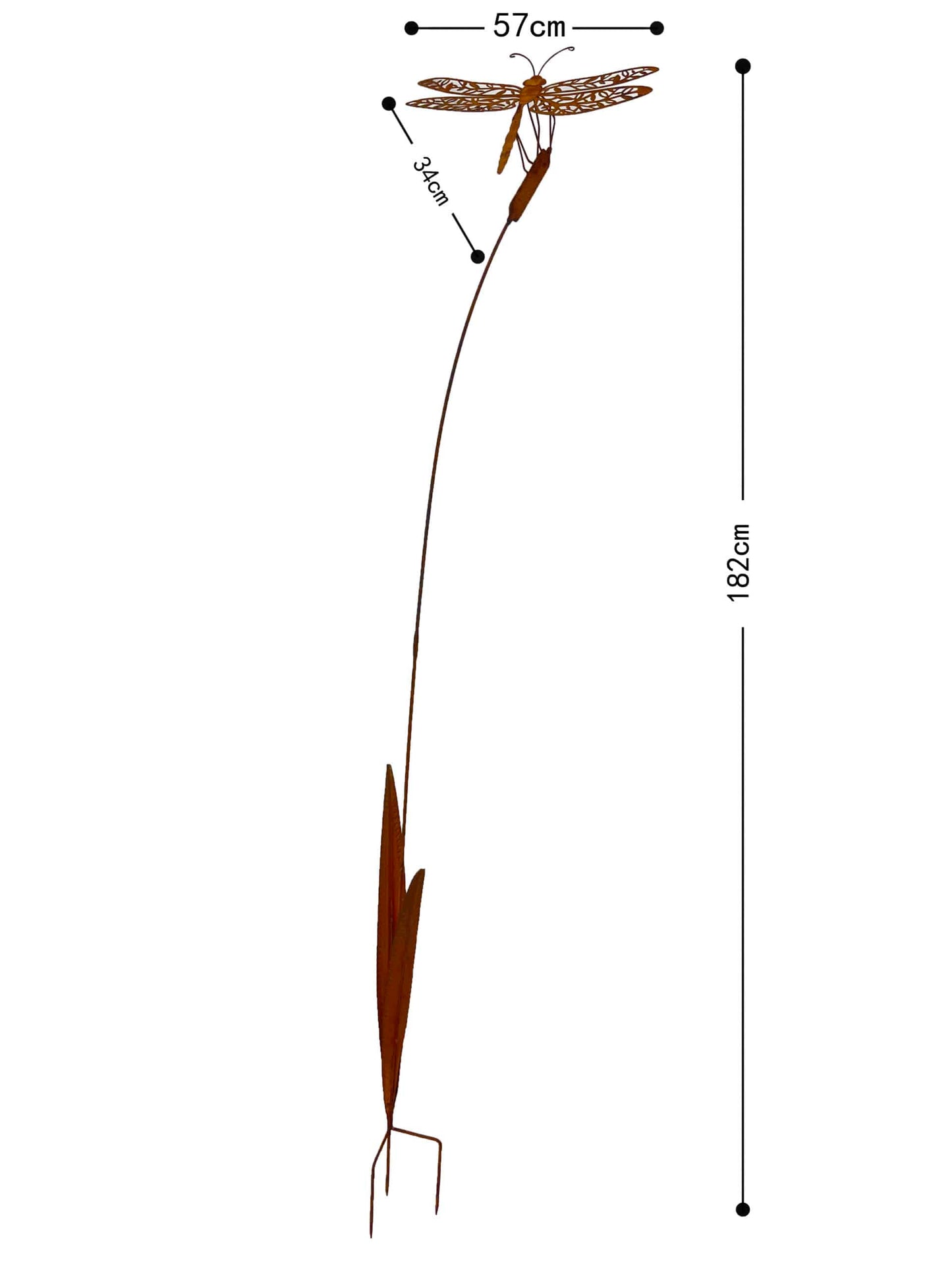 Dragonfly Garden Stake 182cm