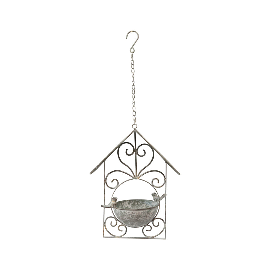 Fleur House Birdfeeder on Chain 61cm