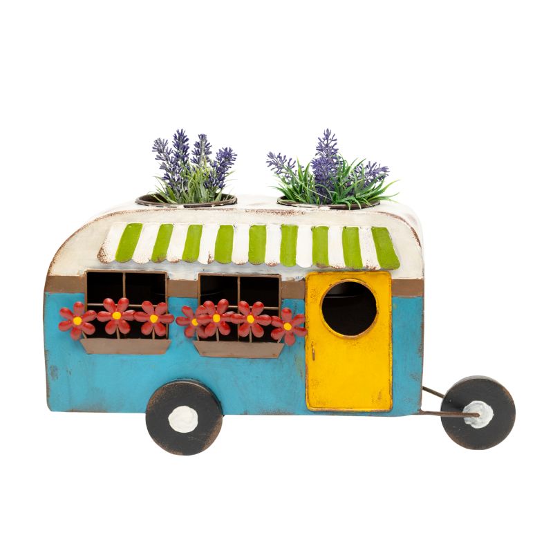 Colourful Caravan Double Pot Planter 43cm