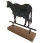Cow Statue on Base 30x26cm