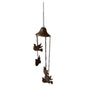 Cast-Iron Hanging Spiral Birds Chime 14x84cm