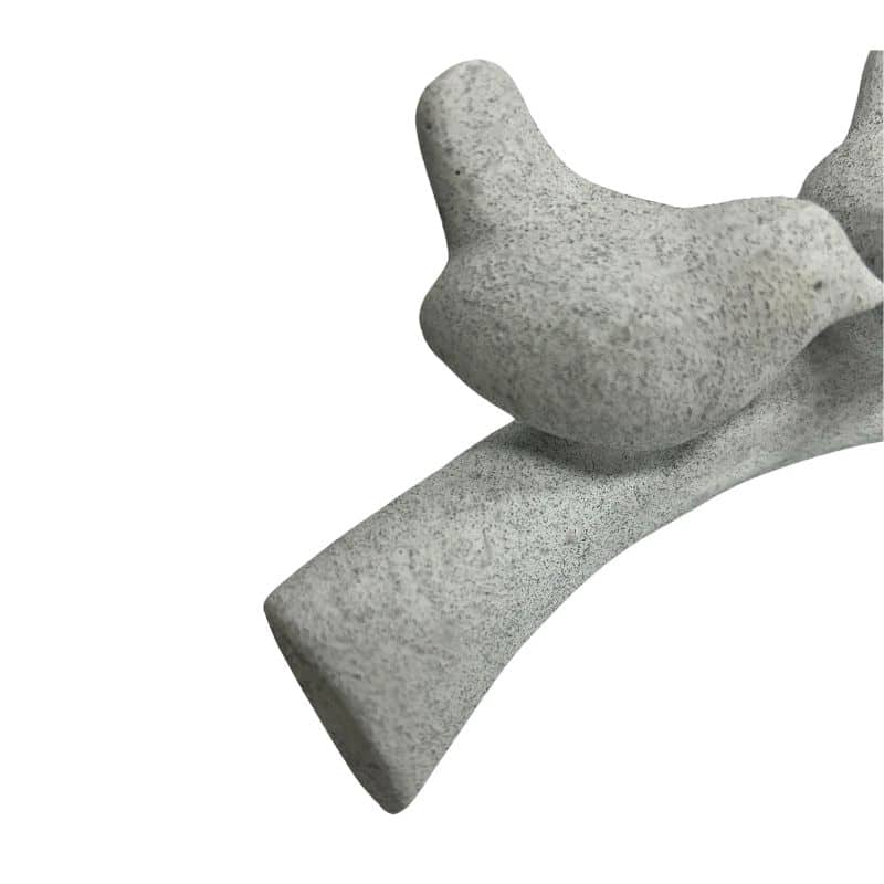 Contemporary 2 Birds On Branch Ornament 20cm