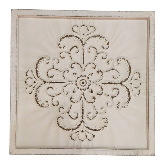 French Provincial Fleur Square Wall Art 60cm