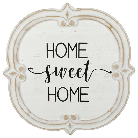 French Provincial 'Home Sweet Home' Carved Wall Art 60cm