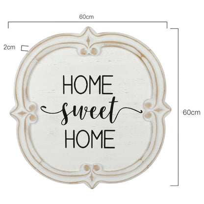 French Provincial 'Home Sweet Home' Carved Wall Art 60cm