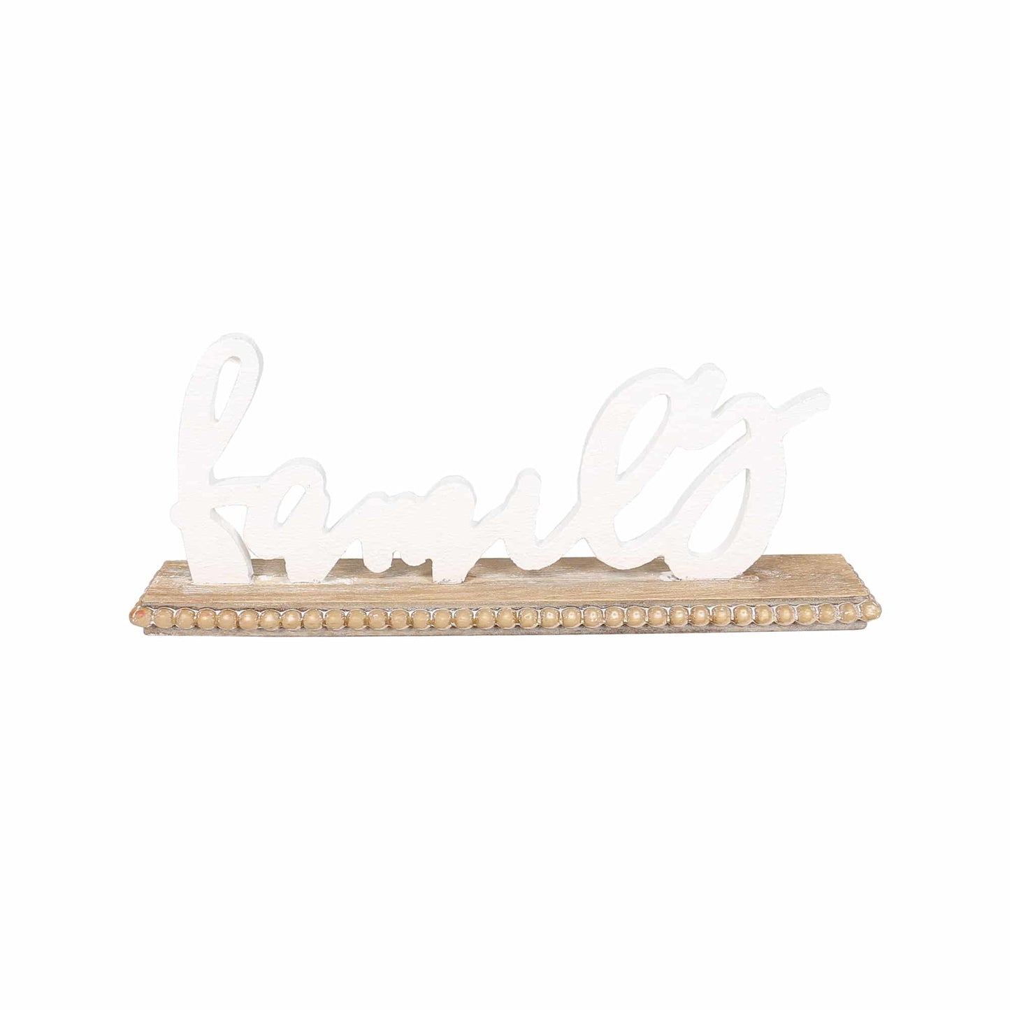 Family' On Wood Base 31cm