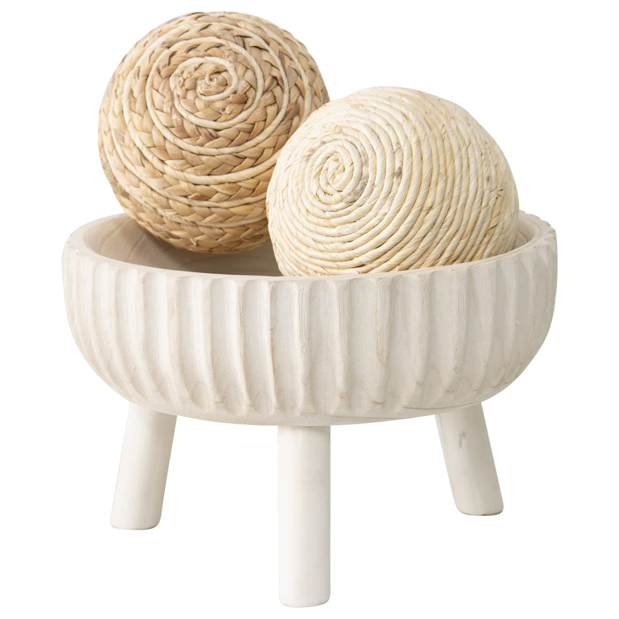 Crafted 3 Legged Decorative Bowl 27cm