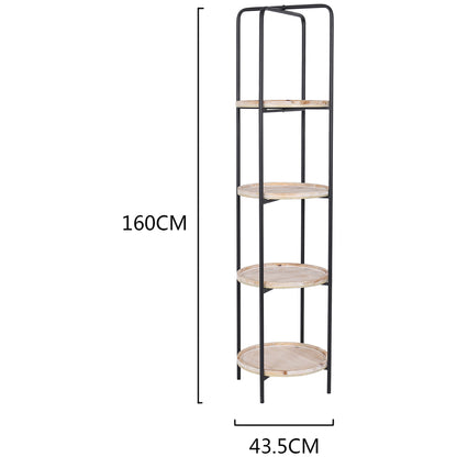 Emporium 4-Round Shelf Unit 44x160cm