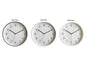 bulk 6 Modern Round Wall Clock 40cm