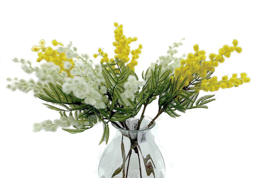 bulk 24 Artificial Acacia 2 Assort 36cm