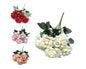 bulk 36 Artificial Rose Bunch Assort 27cm