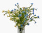 bulk 36 Artificial Wild Daisy Flower 4 Assorted