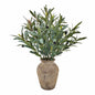 Artificial Olive Branches in Magnesia Oxide Pot 68cm