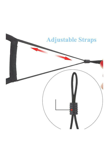 Face Mask Reusable Cotton Cloth Fabric w 2 Pm2.5 Perfect Fit Adjustable Black