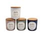 bulk 24 Soy Blend Candle ln Glass Jar 220G 4 Assorted