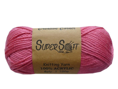 bulk 12 Super Soft Knitting Yarn
