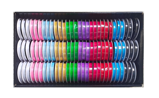 bulk 90 Roll Ribbon Sheer 4.5mt 10mm Displayed Box
